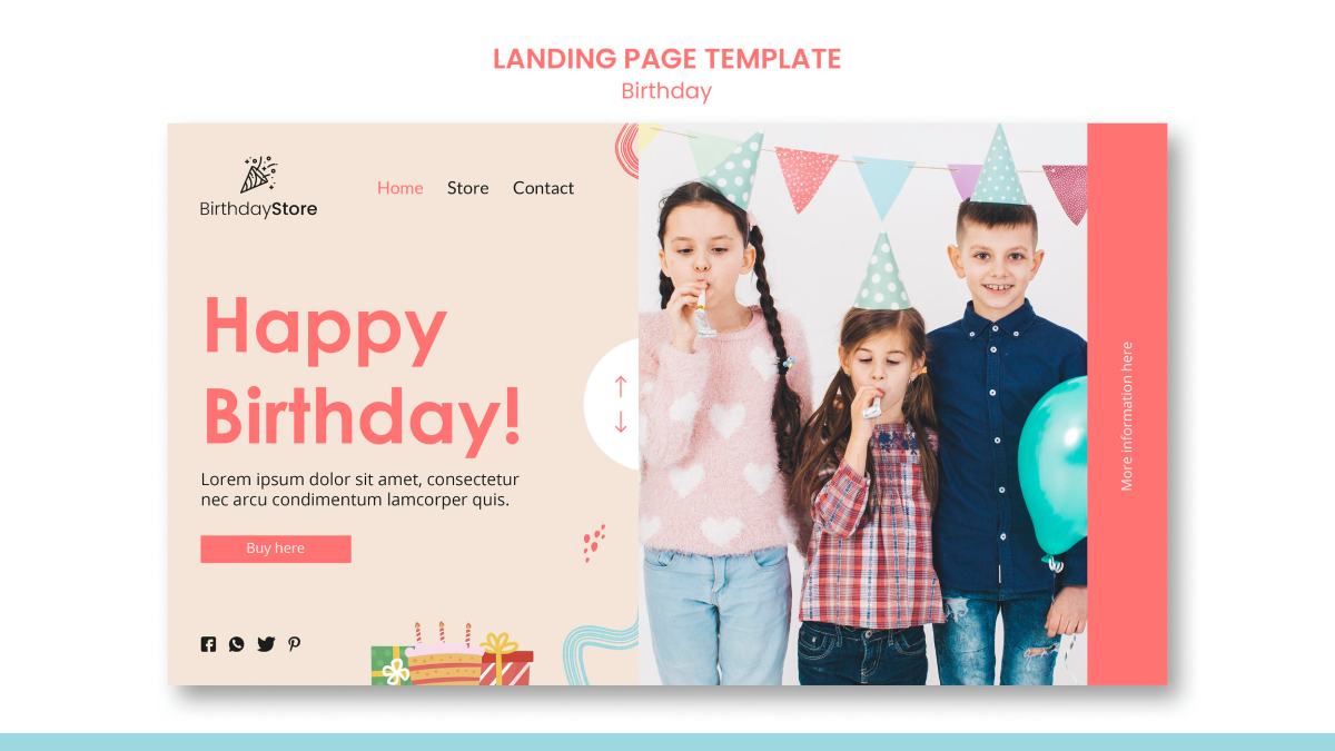 Design Ideal para um Site de Lojas de Artigos de Festa e Balões Personalizados