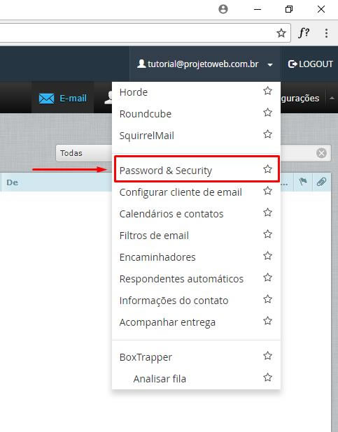 Tutoriais Como Alterar Senha Do E Mail No Webmail
